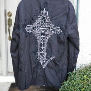 Killstar Manchester ESC Cross Fully Lined Dress On-Trend Jacket